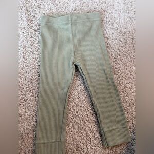 Jamie Kay Ribbed Kids Leggings in Sage